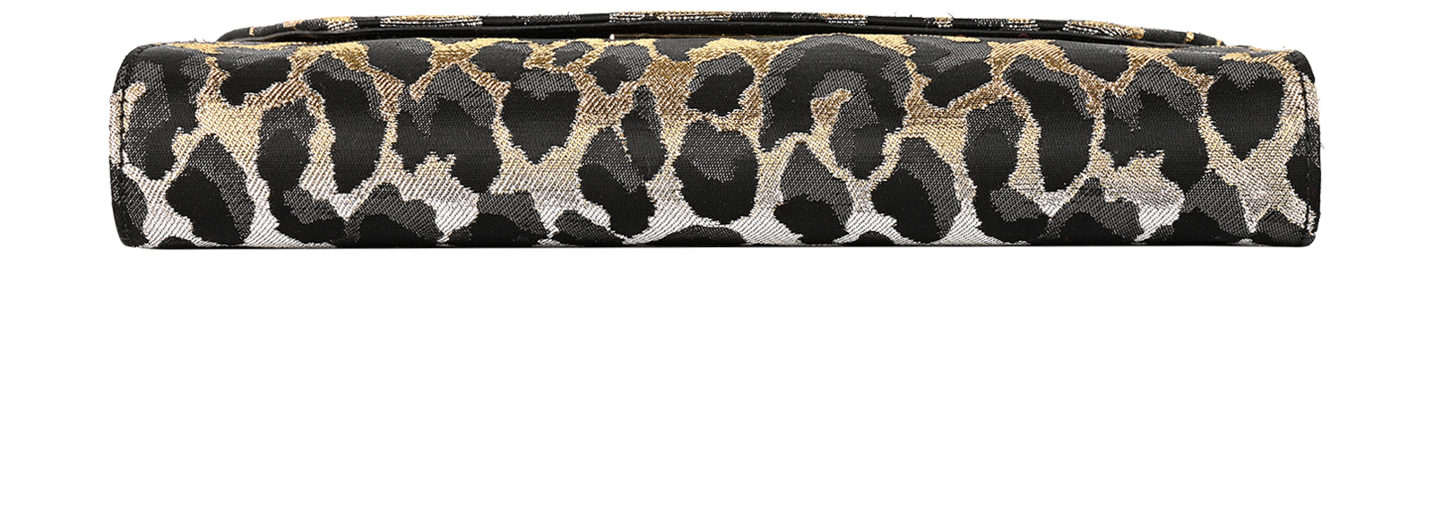 Envelope Clutch, &pound;250, Handbags, Black/Gold/Silver, Canvas, Top view